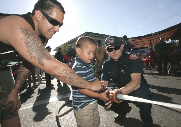 Firefighters appreciation night at Market Place